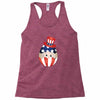 4th of July Peeking Baby Inside Egg Racerback Tank