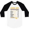 Cancer Facts Zodiac 3/4 Sleeve Shirt