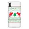 ugly sweater dinosour iPhoneX Case