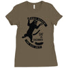 cat versus cucumber Ladies Fitted T-Shirt