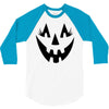 beauty face pumpkin 3/4 Sleeve Shirt
