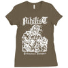 nihilist premature autopsy entombed Ladies Fitted T-Shirt