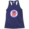 vote for pizza president democrat Racerback Tank
