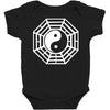 i ching ying and yang Baby Bodysuit