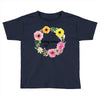 Floral Baby Name Toddler T-shirt