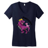 mamasaurus Women's V-Neck T-Shirt