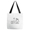 keep it simple Tote Bags