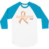 Survivor Of Uterine Cancer 3/4 Sleeve Shirt
