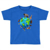 animal polygon around the planet Toddler T-shirt