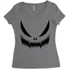 pumpkin face Women's Triblend Scoop T-shirt
