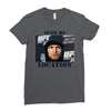 send me location khabib Ladies Fitted T-Shirt