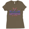proud air force dad 2 Ladies Fitted T-Shirt