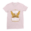 All Men Are Created Equal But Only The Best Are Born In Marc Ladies Fitted T-Shirt