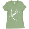 pfeil bogen archery arrow bow magic fantasy hunter schurke assasins ga Ladies Fitted T-Shirt