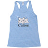 funny cat science t shirt Racerback Tank