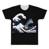Great White Wave Shark All Over Men's T-shirt