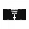 warning choking hazard printed License Plate
