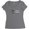 dragon training Women's Triblend Scoop T-shirt