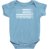 Vintage Usa Flag Baby Onesie