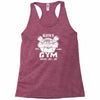 sloth's gym Racerback Tank