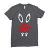 happy easter some bunny loves me Ladies Fitted T-Shirt