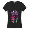 birthday troll Women's V-Neck T-Shirt