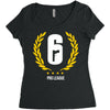 Rainbow Six Siege Pro Legue Women's Triblend Scoop T-shirt