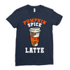 pumpkin spice latte Ladies Fitted T-Shirt