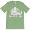 roughin' it roughing trailer camping camp T-Shirt