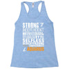 Strong Independent Motivated Aquarius Racerback Tank