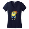hipster spongebob squarepants Women's V-Neck T-Shirt