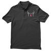 breast with pink ribbon Polo Shirt