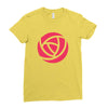 flower Ladies Fitted T-Shirt