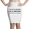 im not an alcoholic im a drunk t shirt x large funny beer pong keg par Pencil Skirts