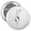Peek a Boo with Pocket Baby Girl Pin-back button