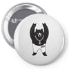 Black Bear Metal Pin-back button