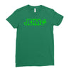 black funny glow in dark glowing Ladies Fitted T-Shirt