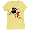 zombie mickey Ladies Fitted T-Shirt