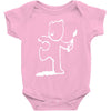 banksy teddy bear pop art new Baby Onesie