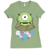 one eyes monster Ladies Fitted T-Shirt