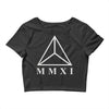 mmxi roman numerals triangle Crop Top