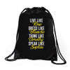 be golden Drawstring Bags