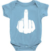 middle finger Baby Onesie