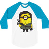 minion jaune 3/4 Sleeve Shirt