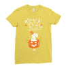 trick or treat Ladies Fitted T-Shirt