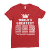 F Chord Dad Funny Guitar Ladies Fitted T-Shirt