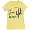 go climb a cactus Ladies Fitted T-Shirt