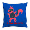 i only kiss boys Throw Pillow