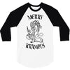 merry krampus 3/4 Sleeve Shirt