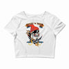 pirate loyal to none Crop Top